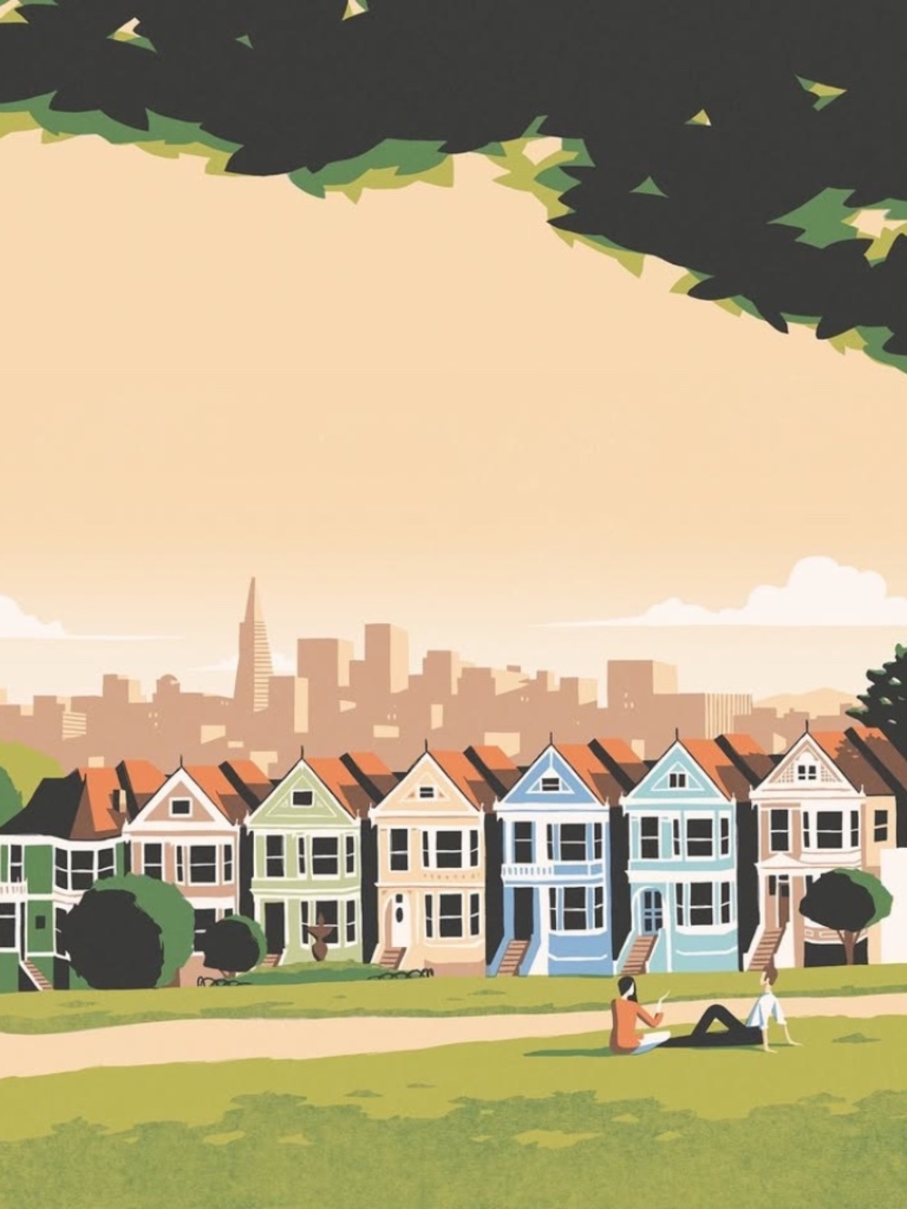 David Doran "The Painted Ladies" Print